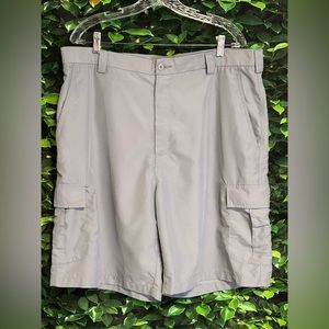 Snake Eyes Shorts Gray Flat Front Players Collection Mens 38